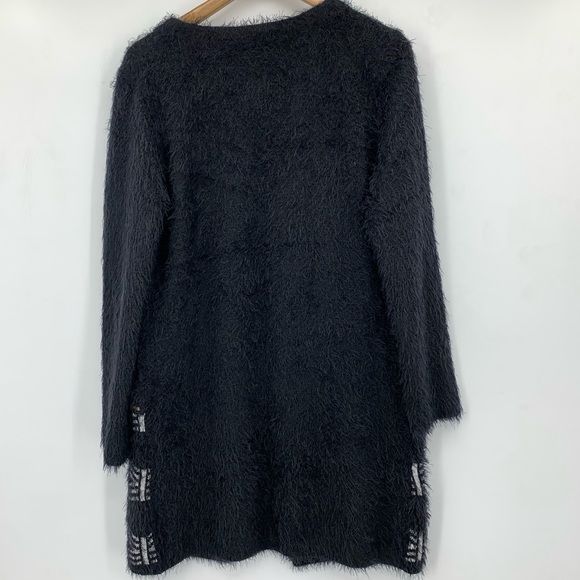 NWT-Lola B. Cardigan Black+White Very Soft - Picture 9 of 11